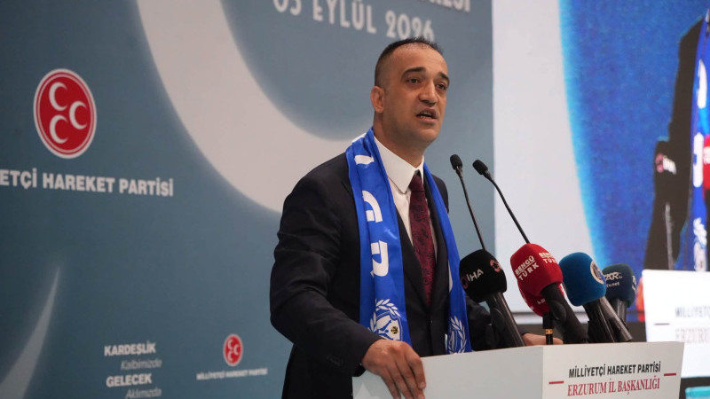 MHP'de Adem Yurdagül yeniden Erzurum il başkanı