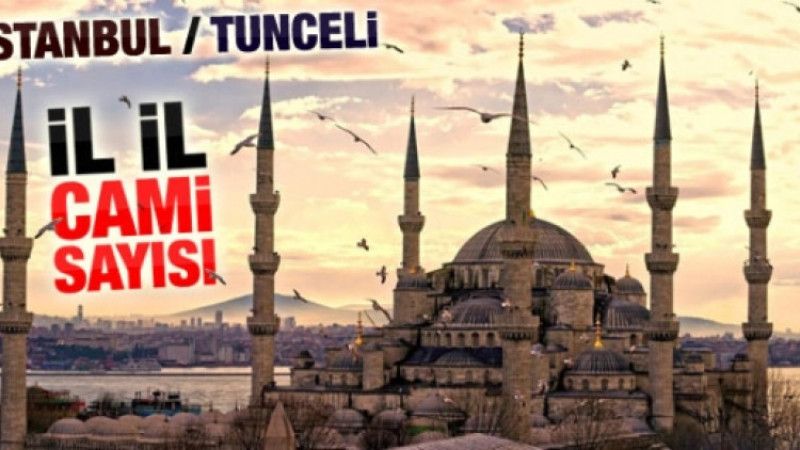 İl il cami cami sayıları Erzurum'da cami sayısı kaç oldu?