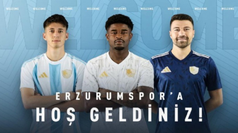 Erzurumspor'dan 3 transfer daha