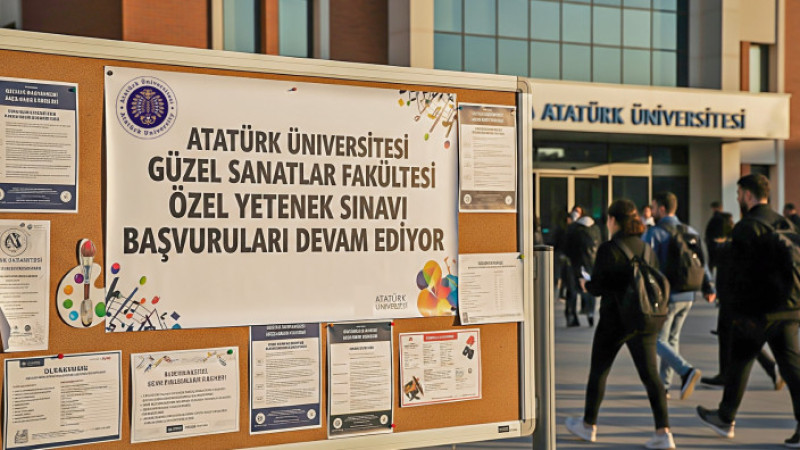 Güzel Sanatlar Fakültesi Özel Yetenek Sınavı Başvuruları Devam Ediyor