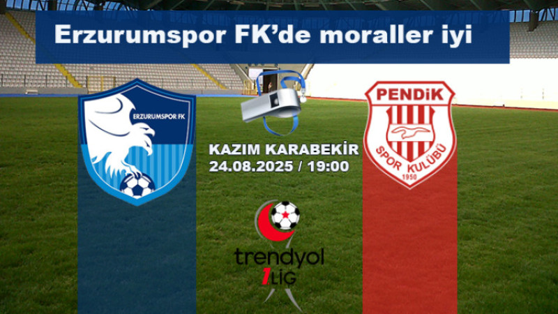 Erzurumspor FK-Pendikspor maçında Olcar düdük çalacak