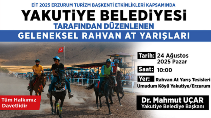 Yakutiye'de rahvan at yarışları var