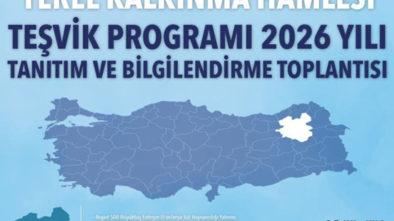 Teşvik programı Erzurum’da tanıtılacak