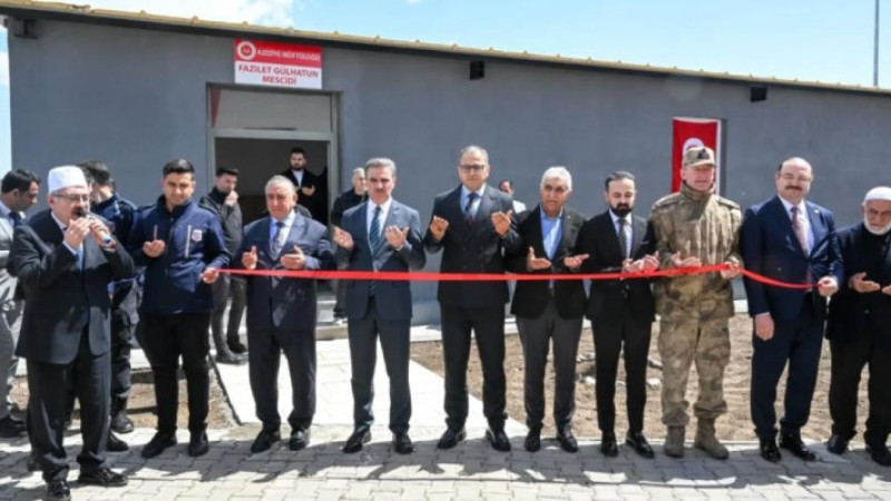 Erzurum'da cezaevi yerleşkesine mescit açıldı